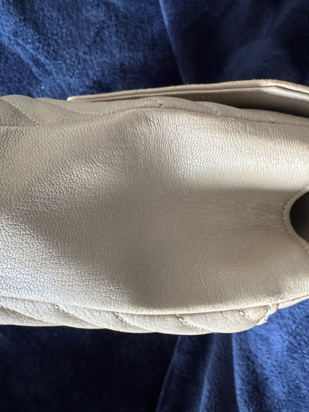 Yves Saint Laurent YSL Medium College Bag in Dark Beige - Picture 11 of 16